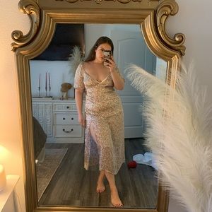 All in favor midi dress